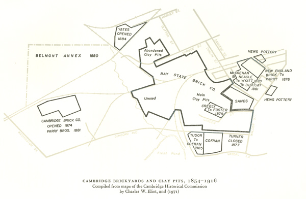 Cambridge Bricks and Clay Pits, 1856-1916