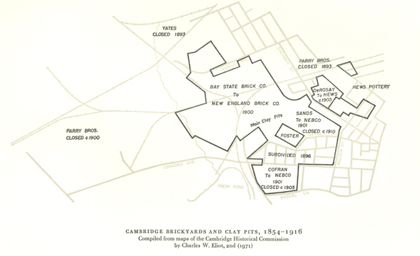 Cambridge Brickyards and Clay Pits 1854-1916