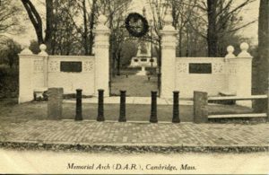 1.11 CPC - “Memorial Arch (D.A.R.), Cambridge, Mass.” ca.1907-1914 [M. I. Paton & Co., Boston, MA]