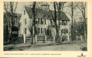 1.24 CPC - “Cooper Austin House (built 1657) Oldest House in Cambridge, Massachusetts” ca.1920-1939 [Published for the Cambridge Historical Society by Maynard Workshop, Waban, MA]