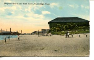 2.11 CPC - “Magazine Beach and Bath House, Cambridge, Mass.” ca.1913 [no publisher] *