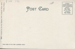 1.102 CPC - “Longfellow House, Cambridge, Mass.” ca.1904-1924 [The New England News Company, Boston, MA] (back)