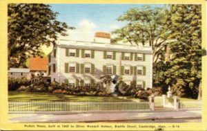 1.87 CPC - “Nichols House, built in 1660 by Oliver Wendell Holmes, Brattle Street, Cambridge, Mass. – D-16” ca. 1936-1944 [United Art Co., Boston, MA]