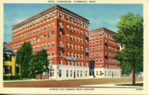 1.97 CPC - “Hotel Commander, Cambridge, Mass.; Across the Common from Harvard.” ca.1936-1944 [United Art Co., Boston, MA]