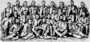Members of the Cambridge Railroadmen’s Union who went on strike in 1887