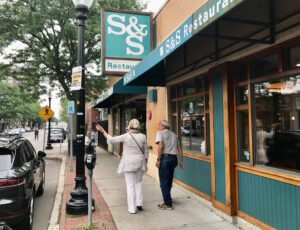 The S&S Restaurant storefront in Inman Square in June 2019.