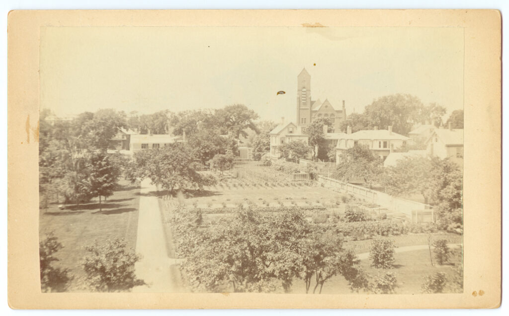 View from the house belonging to Henry Clay Rand at 1899 Mass. Ave looking toward the avenue