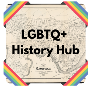 LGBTQ+ History Hub graphic