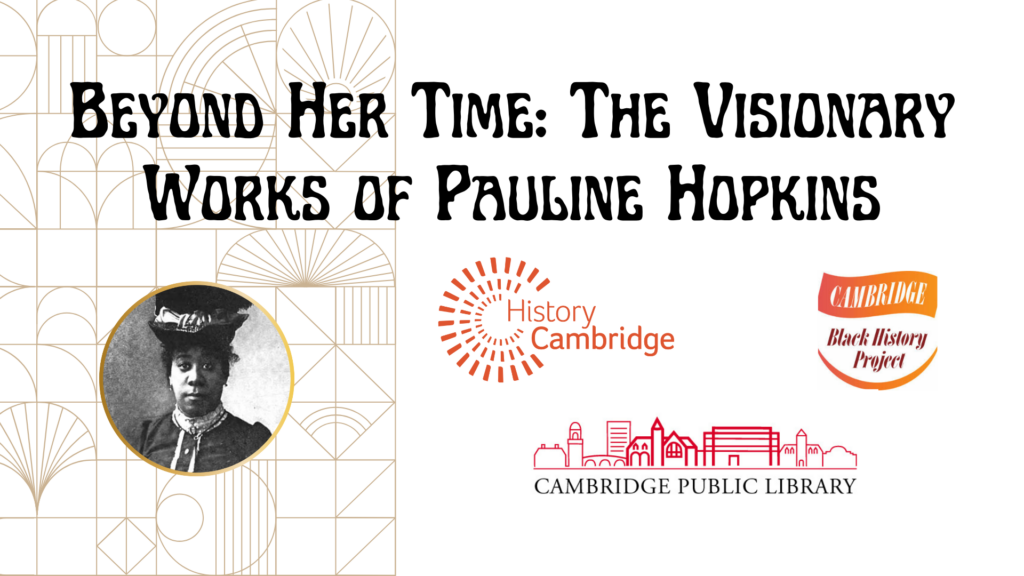 Banner for Pauline Hopkins Event