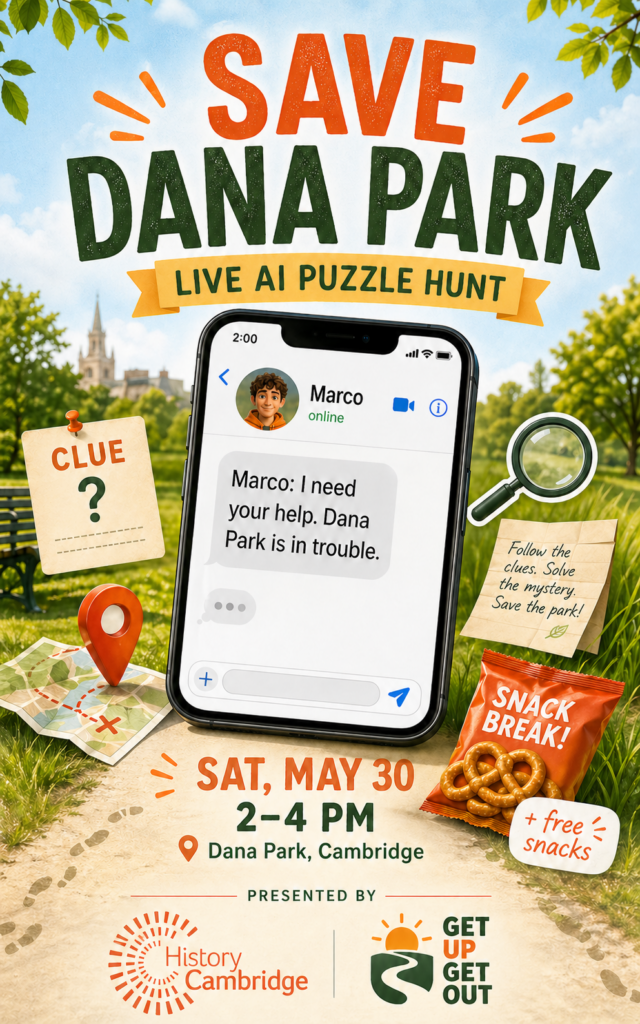 Flyer for "Save Dana Park" game