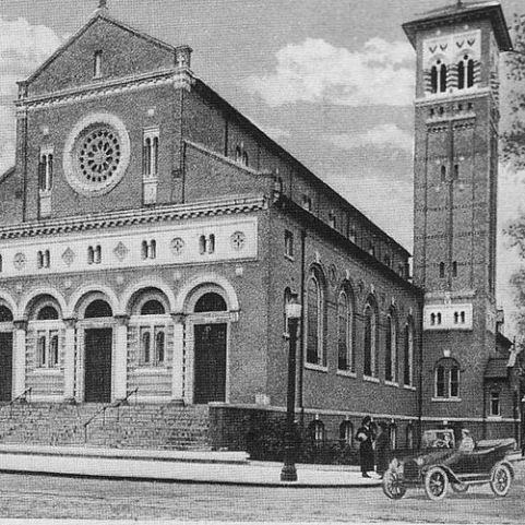St. John’s Parish on Massachusetts Avenue in North Cambridge circa 1910
