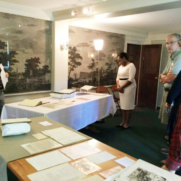 The curious visit an Open Archives event at the Hooper-Lee-Nichols House in 2019.