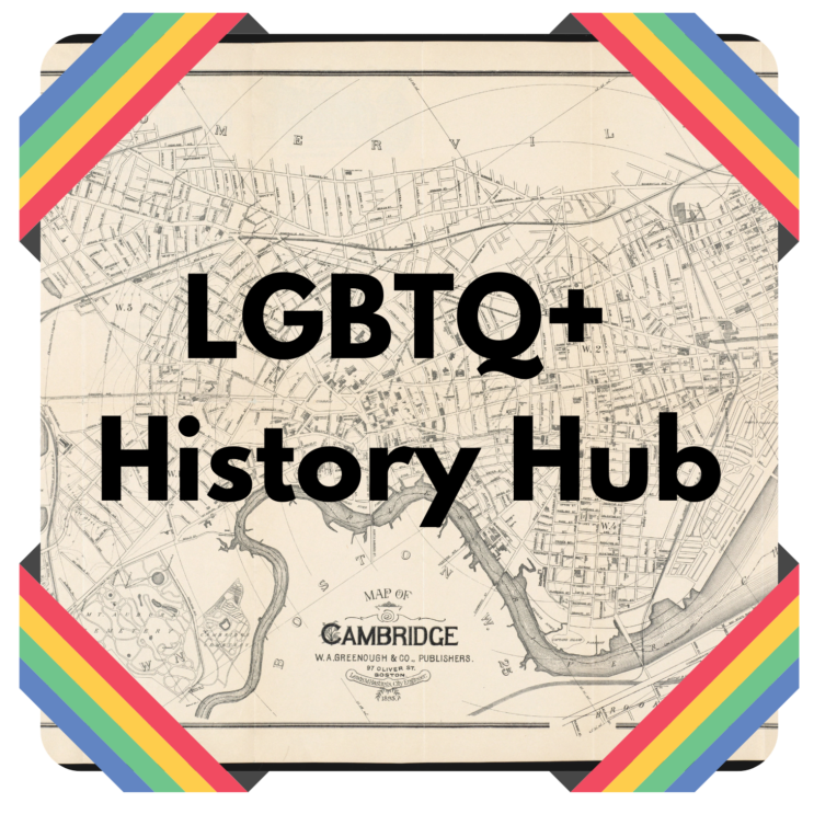 LGBTQ+ History Hub graphic